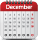 december calendar icon